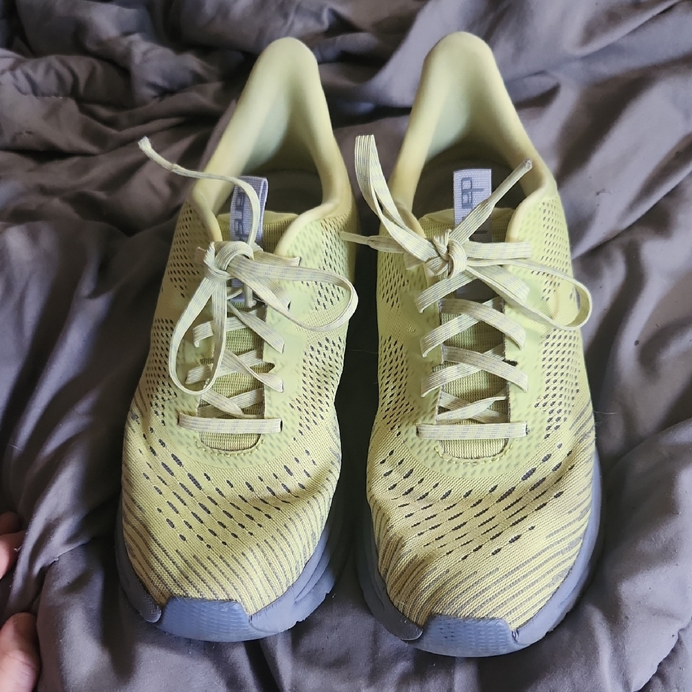 Dansko Yellow Athletic Shoes, Slip On With Elastic Laces